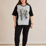 Βαμβακερό T-shirt με τύπωμα - Τίγρεις